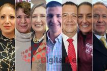 Macarena Montoya, Delfina Gómez, Xóchitl Gálvez, Juan Maccise, Marco Antonio Díaz, Claudia Sheinbaum, Eruviel Ávila