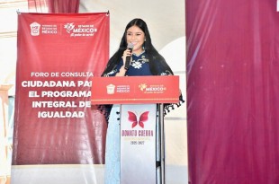 "Este foro es una oportunidad para cerrar brechas, eliminar barreras y garantizar que ninguna mujer en el Sur del Estado de México se quede sin ser escuchada", expresó la alcaldesa donatense.