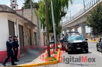 La víctima fue encontrada entre locales comerciales.