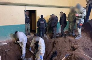 Además se hallaron ocho bolsas de ropa en la diligencia que llevó a cabo la FGJEM.