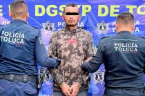 Policías de Toluca capturan a Erick "N" tras huir con lámpara y herramienta en Capultitlán