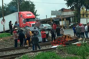 El accidente se dio a la altura del kilómetro 7, exactamente en la entrada de San Pablo Autopan