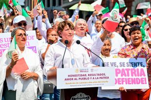 Durante el encuentro, la gobernadora Delfina Gómez destacó programas federales, obras de infraestructura y acciones que impactan al Estado de México.
