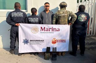Policías de Ecatepec detuvieron a presunto implicado tras persecución sobre avenida Nacional