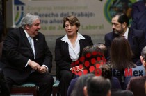 La mandataria estatal subrayó que el Centro de Conciliación Laboral del Estado de México ha logrado formalizar cerca de 22 mil convenios conciliatorios.