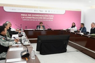 Se realizó la Mesa de Coordinación para la Construcción de la Paz, la número 130 del año.