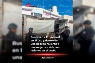 Elementos de la Policía Municipal y Estatal resguardaron el domicilio en El Oro tras el hallazgo.