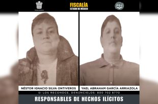 Néstor Ignacio Silva Ontiveros y Yael Abraham García Arriazola permanecen internados en el Centro Penitenciario y de Reinserción Social de Tlalnepantla para cumplir su condena.