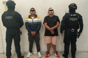 Giovanni “N” de 27 años y José “N” de 37 años, fueron trasladados ante la Agencia del Ministerio Público con sede en la demarcación.
