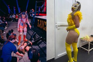 La participación femenina en la lucha libre creció desde 1986; Lluvia destaca como una de las figuras actuales del cuadrilátero.
