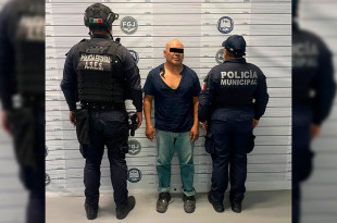 Fue trasladado al Ministerio Público para definir su situación jurídica.