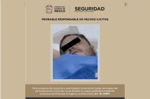 Giovanni “N”, de 39 años, fue detenido en Texcoco tras una persecución.