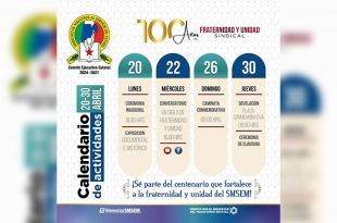 Centenario del SMSEM iniciará en Toluca con actividades conmemorativas en Santa Cruz Atzcapotzaltongo.