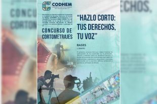 La CODHEM abrió la convocatoria del concurso de cortometrajes “Hazlo corto: Tus derechos, tu voz”.
