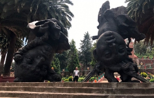 Esculturas "mitológicas" llegan a Metepec