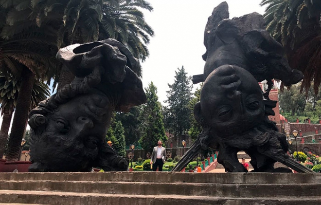 Esculturas "mitológicas" llegan a Metepec