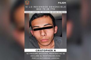 José Luis “N”, fue detenido por elementos de la Secretaría de Seguridad