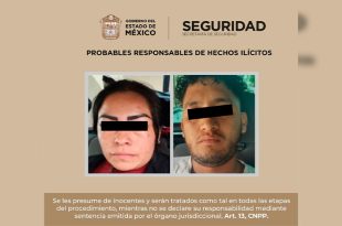 Una denuncia ciudadana permitió a elementos de la Secretaría de Seguridad del Estado de México detener a un hombre y una mujer que presuntamente distribuían droga en calles del Barrio Alfareros.