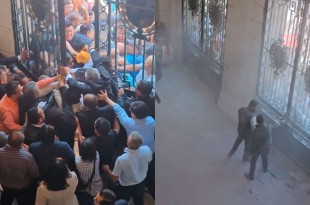 Video: Manifestantes irrumpen a la fuerza en Congreso de CDMX