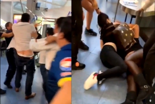#Video: Protagonizan batalla campal aficionados Pumas-América en Fisher's Arboledas