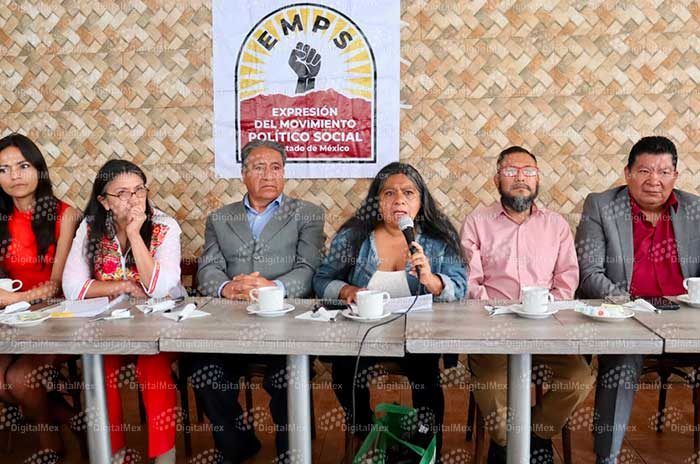 La Expresión del Movimiento Político y Social del Estado de México se presentó como una articulación de colectivos, organizaciones campesinas, indígenas y sociales.