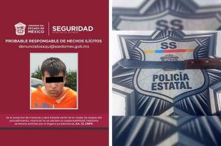 Rodrigo "N" asaltó a mujer en calles de Toluca