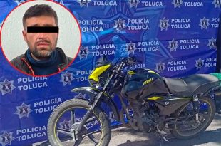 Tecnología policial ubicó a conductor de motocicleta con reporte de robo vigente