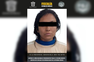 ​Una vez capturada en la región de Tlalnepantla, Berenice "N" fue puesta a disposición de un Juez en el Centro Penitenciario y de Reinserción Social de la zona.