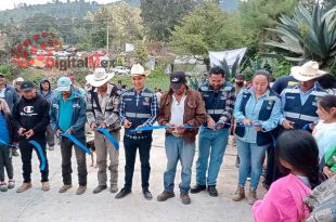 Entregó y dio inicio de obras en 10 comunidades del municipio.