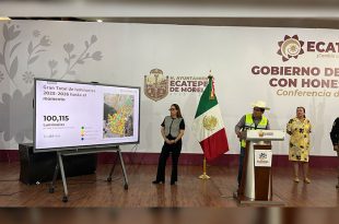 La alcaldesa Azucena Cisneros Coss informó sobre la intervención federal para fortalecer la seguridad y modernizar el C7 en el municipio.