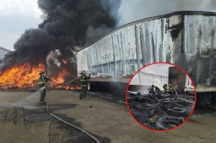 Se informó que sólo se reportaron daños materiales.