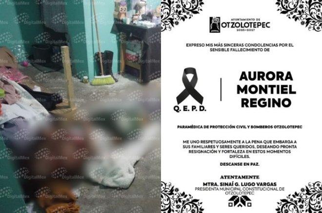 La Fiscalía mexiquense inició las investigaciones por la muerte de una paramédica en Otzolotepec.