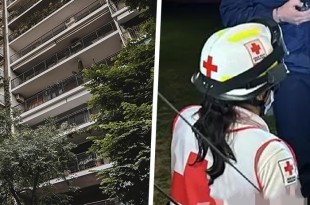 El edificio se ubicaba entre las calles 5 de Diciembre y Rómulo Sánchez.