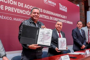 #Video: Ricardo Moreno e IMEVIS firman convenio para que los toluqueños regularicen sus viviendas