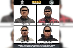 Cuatro personas fueron capturadas tras ser identificadas como probables responsables de un robo con violencia en Lerma.