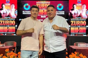 William Zepeda, alista su artillería bajo la supervisión de sus entrenadores Jay “Panda” Najar y Carlos Duarte.