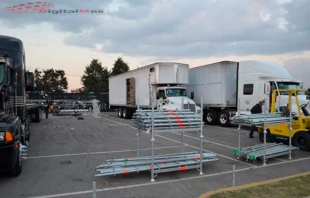 Listo ex recinto ferial para el concierto de "El Potrillo"