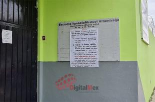Se trata de la Secundaria 0591 Ignacio Manuel Altamirano