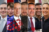 Omar García Harfuch, Delfina Gómez, José Luis Cervantes, Rubén Ramírez, Joel González, Adrián Hernández, Claudia Sheinbaum