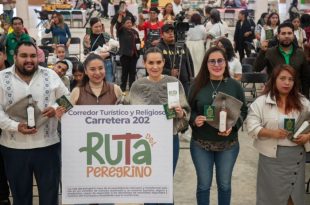 Presentan la Ruta del Peregrino y el Taco Placero en Tianguistenco.