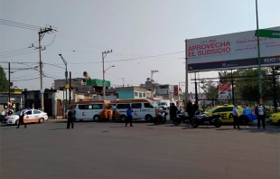 Transportistas exigen seguridad ante "ola de ataques" por presunta extorsión en #Neza