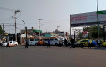 Transportistas exigen seguridad ante "ola de ataques" por presunta extorsión en #Neza