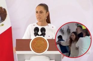 Claudia Sheinbaum cuestionó la actuación del alcalde de Metepec y pidió revisar si existió alguna falta legal tras el incidente.