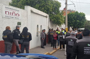 FGJEM durante el rescate en Casa Hogar Bethel