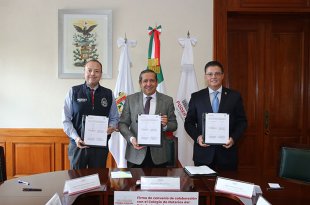 El Poder Judicial del Estado de México y el Colegio de Notarios firmaron un convenio para capacitar y certificar a jueces y personal judicial en prevención de lavado de dinero, corrupción y atención ciudadana.