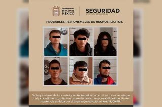 Entre los detenidos se encuentra un menor y una mujer señalados por diversos delitos