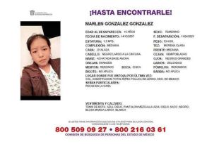 Marlén fue vista por última vez en La Constitución Totoltepec.