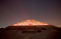 Más de 8 mil visitantes en la temporada "Experiencia nocturna en Teotihuacan"