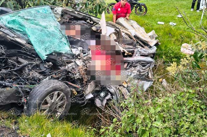 Víctor Sergio, de 36 años, y Graciela, de 34, murieron tras un choque frontal en la Atlacomulco-Villa del Carbón.