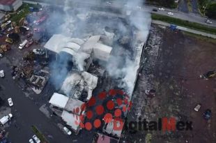 Daños en la Central de Abasto de Toluca